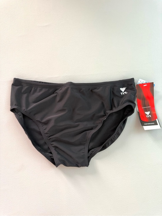 TYR Other - TYR Men’s Durafast Elite Black Racer Brief Swimsuit Briefs 38 XL New with Tags
